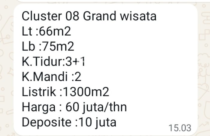Jual Rumah Strategis Bagus Punya 3 KT di Tambun Selatan Bekasi - Jual Rumah Strategis Bagus Punya 3 KT di Tambun Selatan Bekasi -