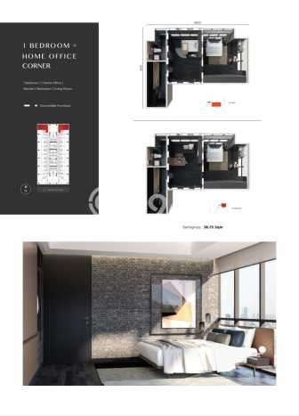 Apartemen Favorit Modern Dijual di Tangerang dengan 1 Kamar Tidur Apartemen Favorit Modern Dijual di Tangerang dengan 1 Kamar Tidur
