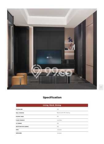 Apartemen Favorit Modern Dijual di Tangerang dengan 1 Kamar Tidur Apartemen Favorit Modern Dijual di Tangerang dengan 1 Kamar Tidur