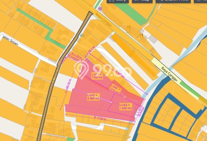 Tanah Kavling Disewakan di Beraban dengan Luas 10475m2 Tanah Kavling Disewakan di Beraban dengan Luas 10475m2