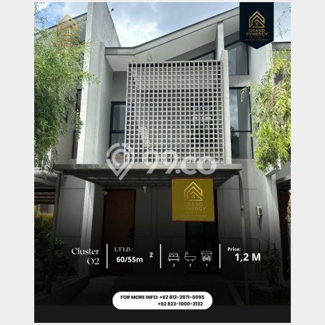 Rumah Modern 2 Kamar LT 60m2 di Grand Wisata Rumah Modern 2 Kamar LT 60m2 di Grand Wisata