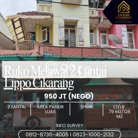 Lokasi Strategis! Dijual Ruko Bisnis di Lippo Cikarang, Cikarang Kondisi Baik Lokasi Strategis! Dijual Ruko Bisnis di Lippo Cikarang, Cikarang Kondisi Baik
