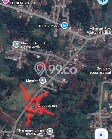 Untuk Dijual Tanah di Cikande Serang Luas 3200m2 AJB Untuk Dijual Tanah di Cikande Serang Luas 3200m2 AJB
