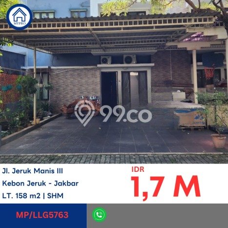 Rumah Strategis Modern Lb 80m2 di Kebon Jeruk, Jakarta Barat Rumah Strategis Modern Lb 80m2 di Kebon Jeruk, Jakarta Barat