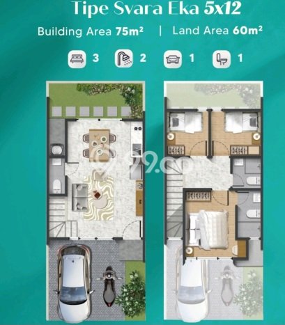 Dijual Rumah Modern 3 KT di Podomoro Park Bandung, Bandung Dijual Rumah Modern 3 KT di Podomoro Park Bandung, Bandung