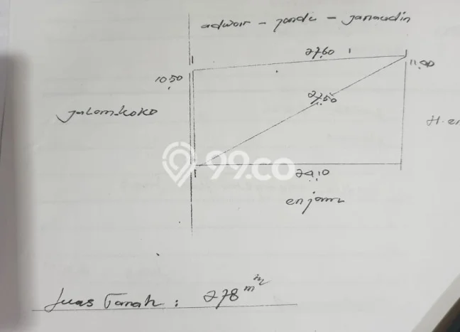 Tanah Kavling Dijual di Tangerang dengan Spesifikasi 278m2 Tanah Kavling Dijual di Tangerang dengan Spesifikasi 278m2