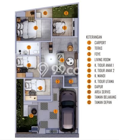 For Sale Rumah 3 Kamar Lokasi Strategis Bagus dan Strategis di Sleman For Sale Rumah 3 Kamar Lokasi Strategis Bagus dan Strategis di Sleman