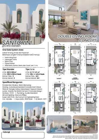 For Sale! Luxury House LT 105m2 Desain Modern di Citra Garden For Sale! Luxury House LT 105m2 Desain Modern di Citra Garden