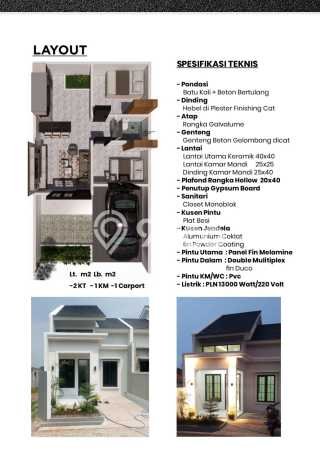 Jual Rumah Favorit Siap Huni LB 42m2 di Pamulang, Tangerang Selatan Jual Rumah Favorit Siap Huni LB 42m2 di Pamulang, Tangerang Selatan