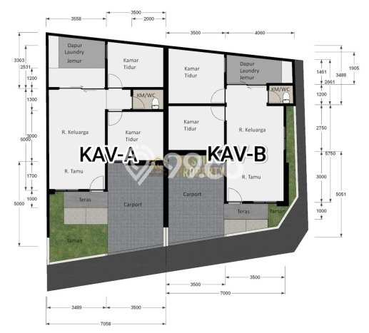 Rumah Modern Minimalis 2 KT Siap Huni di Seyegan Rumah Modern Minimalis 2 KT Siap Huni di Seyegan