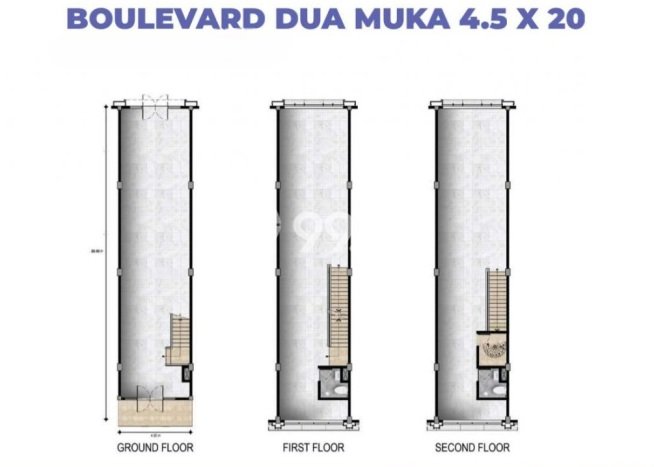 Unit Ruko Dijual di Kosambi Tangerang Luas Tanah 90m2, Luas Bangunan 270m2 Unit Ruko Dijual di Kosambi Tangerang Luas Tanah 90m2, Luas Bangunan 270m2