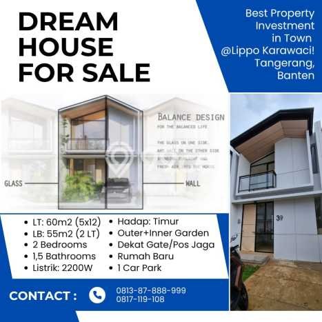 Jual Rumah Minimalis Bagus Punya 2 KT di Karawaci Tangerang PPJB Jual Rumah Minimalis Bagus Punya 2 KT di Karawaci Tangerang PPJB