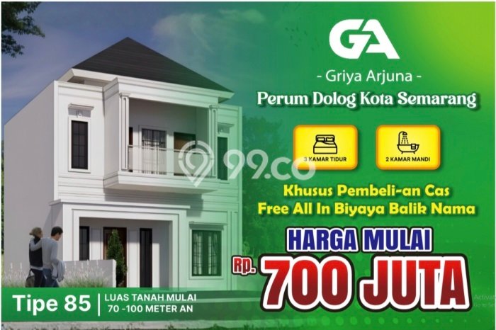 Jual Rumah Bagus Siap Huni LB 70m2 di Semarang Timur, Semarang Jual Rumah Bagus Siap Huni LB 70m2 di Semarang Timur, Semarang