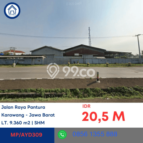 Unit Gudang Dijual di Subang Subang Luas Tanah 9360m2, Luas Bangunan 4930m2 Unit Gudang Dijual di Subang Subang Luas Tanah 9360m2, Luas Bangunan 4930m2