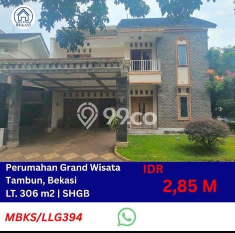Jual Rumah Luas Elegan Dengan View Cantik di Grand Wisata, Bekasi Jual Rumah Luas Elegan Dengan View Cantik di Grand Wisata, Bekasi