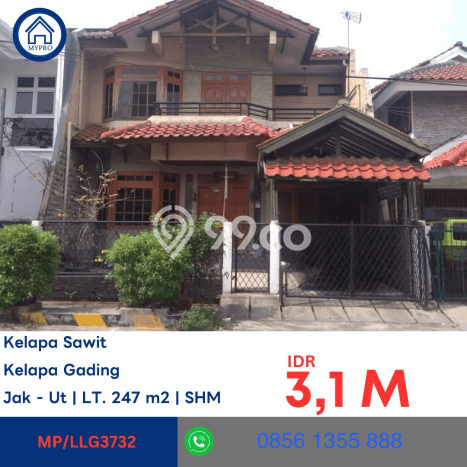Hunian Mewah Siap Huni LT 247m2 di Kelapa Gading, Jakarta Utara Hunian Mewah Siap Huni LT 247m2 di Kelapa Gading, Jakarta Utara