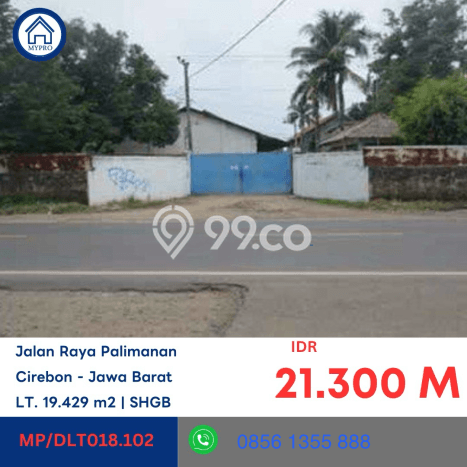 Pabrik Dijual Lokasi Stratagis di Palimanan Cirebon Cocok untuk Investasi Pabrik Dijual Lokasi Stratagis di Palimanan Cirebon Cocok untuk Investasi