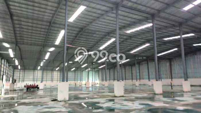 Disewakan Gudang di Sepatan Tangerang LT 7200m2, LB 12240m2 Disewakan Gudang di Sepatan Tangerang LT 7200m2, LB 12240m2