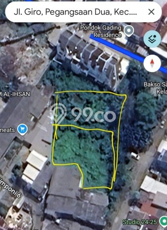 Tanah di Kelapa Gading, Jakarta Utara Luas 361m2 Dijual Segera Tanah di Kelapa Gading, Jakarta Utara Luas 361m2 Dijual Segera