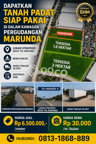 Kavling Tanah untuk Dijual di Marunda, Jakarta Utara, Luas 8000m2 Kavling Tanah untuk Dijual di Marunda, Jakarta Utara, Luas 8000m2