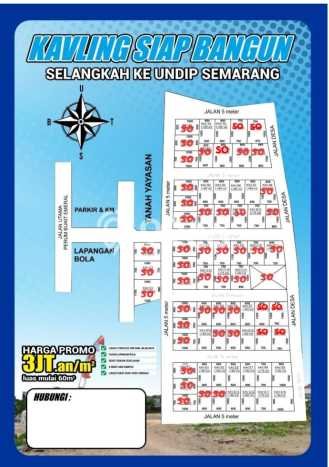 Jual Rumah Harga Miring Tembalang Punya 0 KT & LT 70m2 Jual Rumah Harga Miring Tembalang Punya 0 KT & LT 70m2