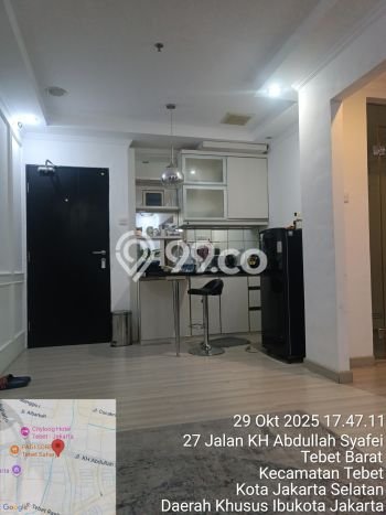 Apartemen Modern Dijual di Tebet, Jakarta Selatan Punya 0 KT / 1 Kamar Mandi Apartemen Modern Dijual di Tebet, Jakarta Selatan Punya 0 KT / 1 Kamar Mandi