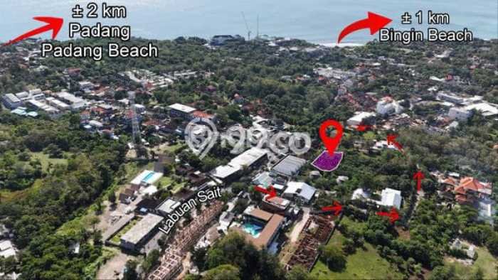 Tanah Dijual di Badung Seluas 907m2 Strategis Tanah Dijual di Badung Seluas 907m2 Strategis