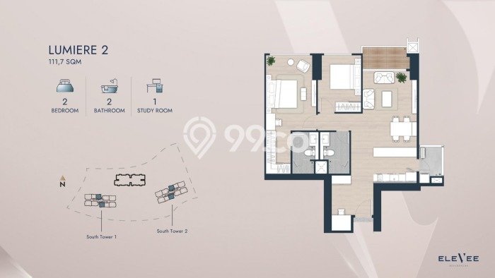 Dijual Apartemen Mewah 2 Bedroom di Tangerang Dekat ke Fasilitas Umum Dijual Apartemen Mewah 2 Bedroom di Tangerang Dekat ke Fasilitas Umum