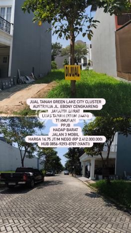 Dijual Tanah di Cengkareng Jakarta Barat Luas 144m2 PPJB Dijual Tanah di Cengkareng Jakarta Barat Luas 144m2 PPJB