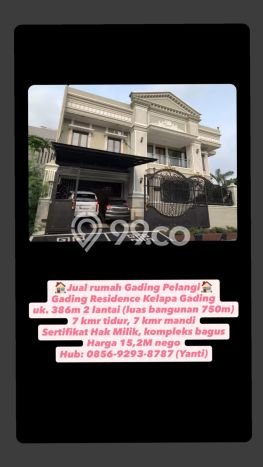 Best Deal Hunian Premium Ideal dan Luas di Kelapa Gading, Jakarta Utara Best Deal Hunian Premium Ideal dan Luas di Kelapa Gading, Jakarta Utara