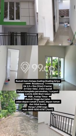 Jual Rumah Bagus Siap Huni LB 77m2 di Kelapa Gading, Jakarta Utara Jual Rumah Bagus Siap Huni LB 77m2 di Kelapa Gading, Jakarta Utara