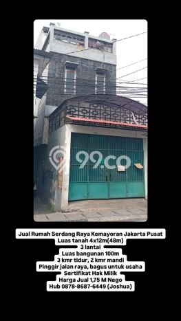 Dijual Rumah 3 Kamar Lokasi Strategis Bagus dan Strategis di Kemayoran Dijual Rumah 3 Kamar Lokasi Strategis Bagus dan Strategis di Kemayoran