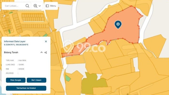 Tanah Kavling di Bogor Barat Dijual dengan Luas 12000m2 Tanah Kavling di Bogor Barat Dijual dengan Luas 12000m2