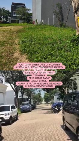 Tanah untuk Dijual di Cengkareng Jakarta Barat Luas 180m2 Tanah untuk Dijual di Cengkareng Jakarta Barat Luas 180m2