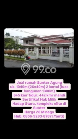 Dijual Rumah Luas Megah Dengan View Eksklusif di Sunter, Jakarta Utara Dijual Rumah Luas Megah Dengan View Eksklusif di Sunter, Jakarta Utara