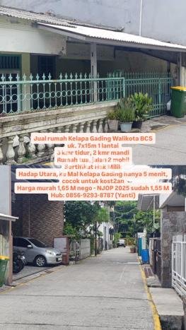 Dijual Rumah 3 Kamar Lokasi Strategis Bagus dan Strategis di Kelapa Gading Dijual Rumah 3 Kamar Lokasi Strategis Bagus dan Strategis di Kelapa Gading