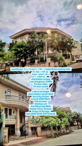 Hunian Eksklusif Siap Huni LT 616m2 di Kelapa Gading, Jakarta Utara Hunian Eksklusif Siap Huni LT 616m2 di Kelapa Gading, Jakarta Utara