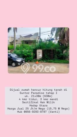 Tanah Kavling Dijual di Sunter, Jakarta Utara dengan Luas Tanah 630m2 Tanah Kavling Dijual di Sunter, Jakarta Utara dengan Luas Tanah 630m2