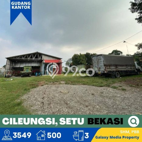 Lahan untuk Dijual di Setu Bekasi Luas 3549m2 Lahan untuk Dijual di Setu Bekasi Luas 3549m2