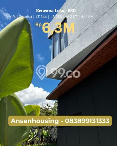 Hunian Mewah LB 250m2 Siap Pakai Desain Elegan di BSD Kencana Loka, Tangerang Hunian Mewah LB 250m2 Siap Pakai Desain Elegan di BSD Kencana Loka, Tangerang