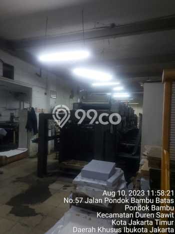 Unit Pabrik Dijual di Duren Sawit Jakarta Timur 1540m2 Unit Pabrik Dijual di Duren Sawit Jakarta Timur 1540m2