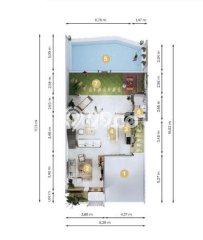 Tersedia Vila di , Luas 119m2m², Akses ke fasilitas Tersedia Vila di , Luas 119m2m², Akses ke fasilitas
