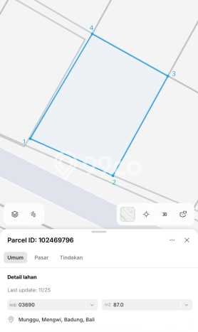 Tanah Dijual Area Strategis di Munggu Badung 167m2 Tanah Dijual Area Strategis di Munggu Badung 167m2