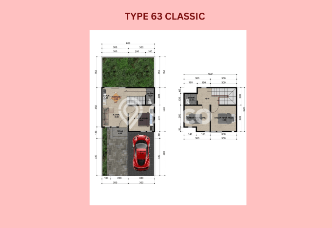 Rumah Strategis Modern Lb 63m2 di Alang Alang Lebar, Palembang Rumah Strategis Modern Lb 63m2 di Alang Alang Lebar, Palembang