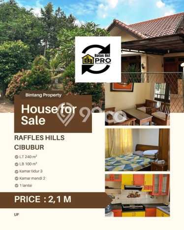 Rumah Minimalis 3 KT di Raffles Hills Jakarta Timur Rumah Minimalis 3 KT di Raffles Hills Jakarta Timur