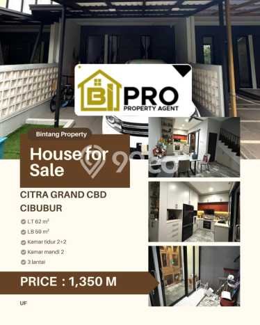 For Sale Hunian Rumah Nyaman 4 Kamar di Citra Grand, Jakarta Timur For Sale Hunian Rumah Nyaman 4 Kamar di Citra Grand, Jakarta Timur