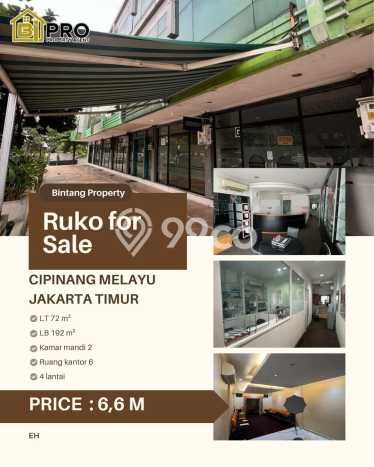 Ruko Bagus Dijual LB 192m2 Lokasi Strategis Jakarta Timur Area Cocok untuk Bisnis Ruko Bagus Dijual LB 192m2 Lokasi Strategis Jakarta Timur Area Cocok untuk Bisnis