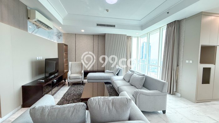 Apartemen Nyaman untuk Disewa, 3 Kamar di Jakarta Selatan Apartemen Nyaman untuk Disewa, 3 Kamar di Jakarta Selatan