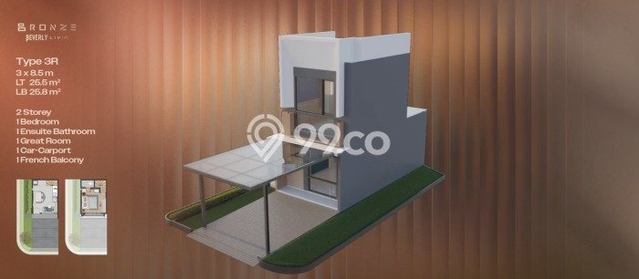 Rumah Nyaman 1 KT LB 25m2 Kondisi Bagus di Gading Serpong Rumah Nyaman 1 KT LB 25m2 Kondisi Bagus di Gading Serpong