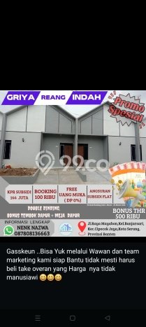 Rumah Murah LT 60m2 di Serang Timur Akses Mudah Rumah Murah LT 60m2 di Serang Timur Akses Mudah